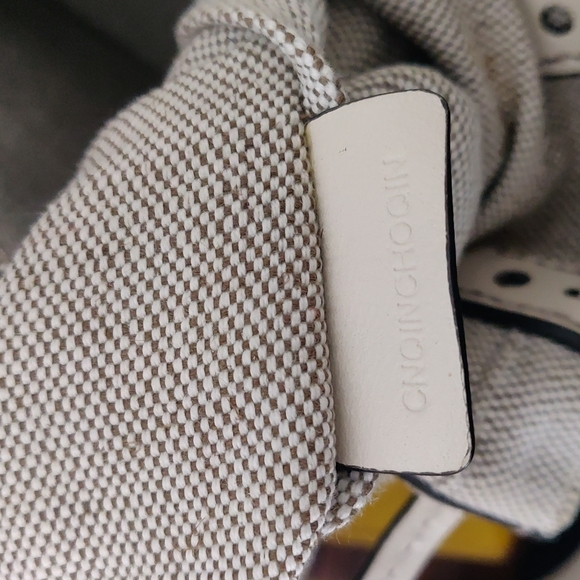 Burberry white Canvas jute and bottom leather Crossbody Bag - Picture 15 of 16